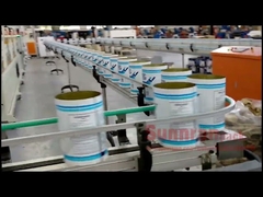Máquina de fabricación de latas de estaño redondas de 5L para el certificado CE químico