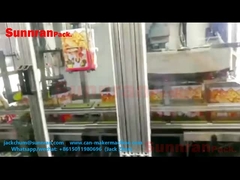 Línea de producción de latas cuadradas para la fabricación de latas generales de 10-20L