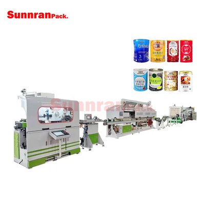 Máquina para la fabricación de latas de estaño para la fabricación de latas de berage y la fabricación de latas de alimentos
