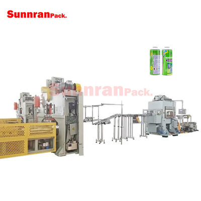 Línea de fabricación de conos y cúpulas para latas de aerosol