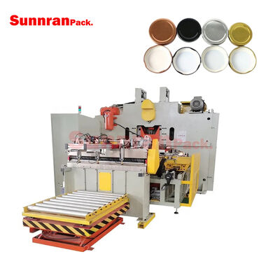Línea de producción de tapa automática de torsión para hacer tapa de metal