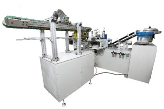 Cadena de producción automática de la tapa de la poder de la pintura para la poder que hace 40CPM 0.12m m grueso