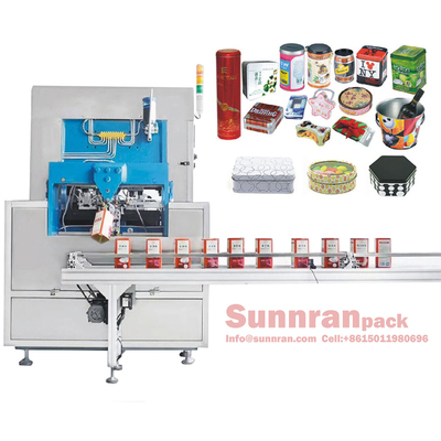 Máquina para fabricar latas automático 50cpm para Tin Box decorativo