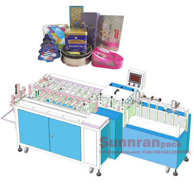Máquina para fabricar cajas de hojalata decorativo, puede formando la máquina 25PPM