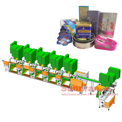 El té puede cubrir la fabricación de la galleta Tin Box Making Machine