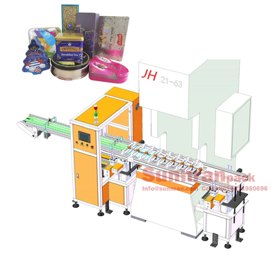 Línea 3800x1300x1800m m Szie de Máquina para fabricar latas Production del certificado del CE